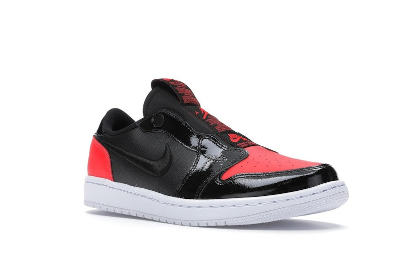 Jordan 1 Low Slip Black Hot Punch (Women's)