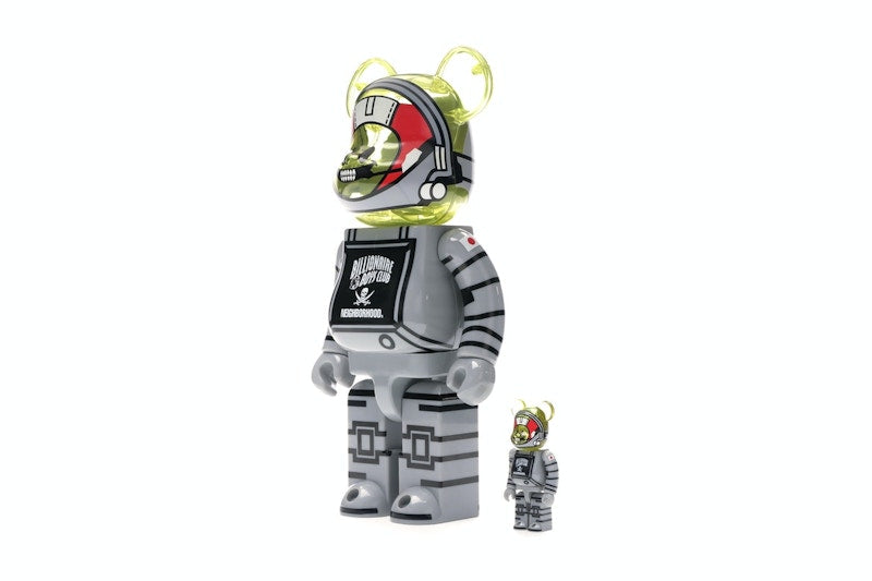 Bearbrick x Billionaire Boys Club x Neighborhood 100% & 400% Set White/Black