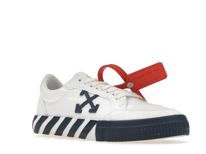 OFF-WHITE Vulcanized Low White Blue Canvas