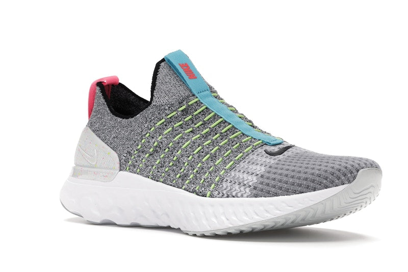 Nike React Phantom Run Flyknit 2 Flash Crimson Baltic Blue