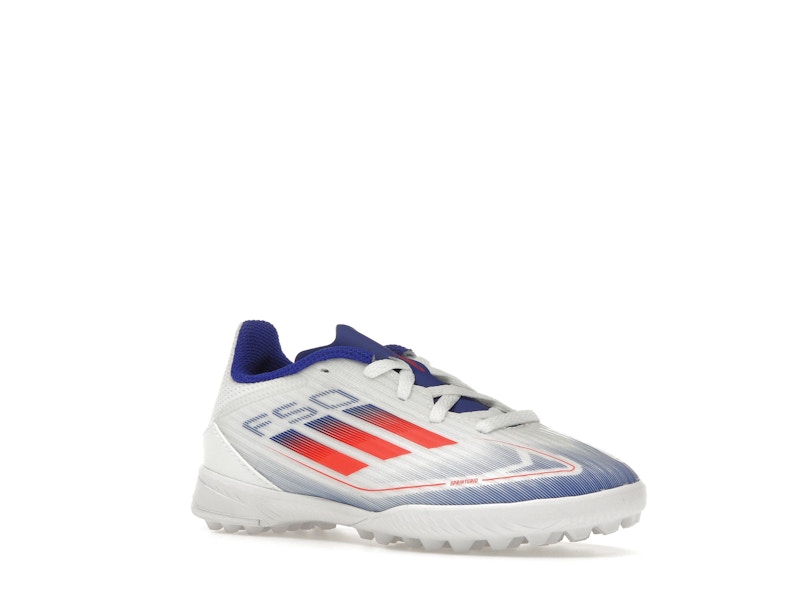 adidas F50 League Turf Cloud White Solar Red Lucid Blue (GS)