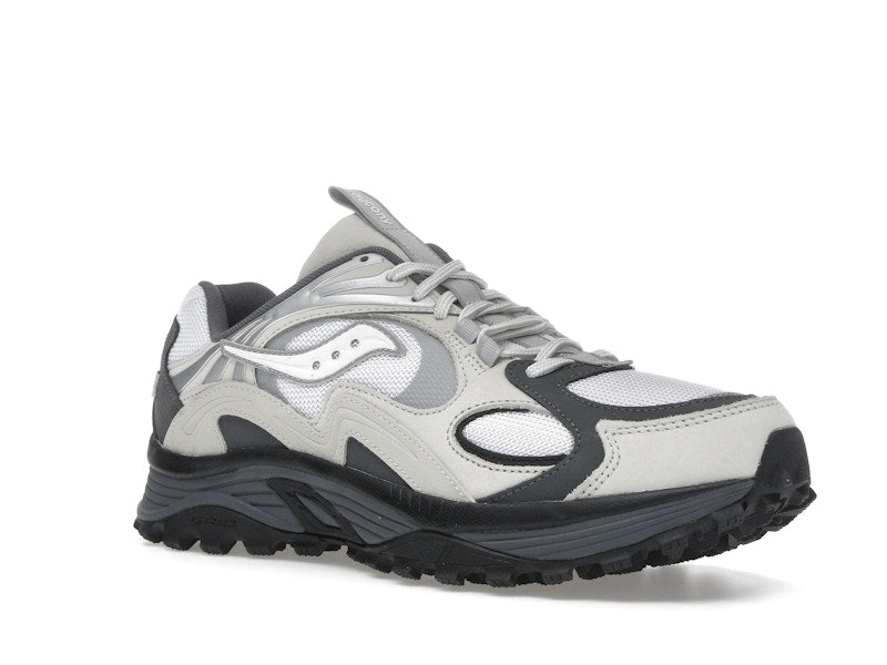 Saucony Grid Aura X Grey Pack White