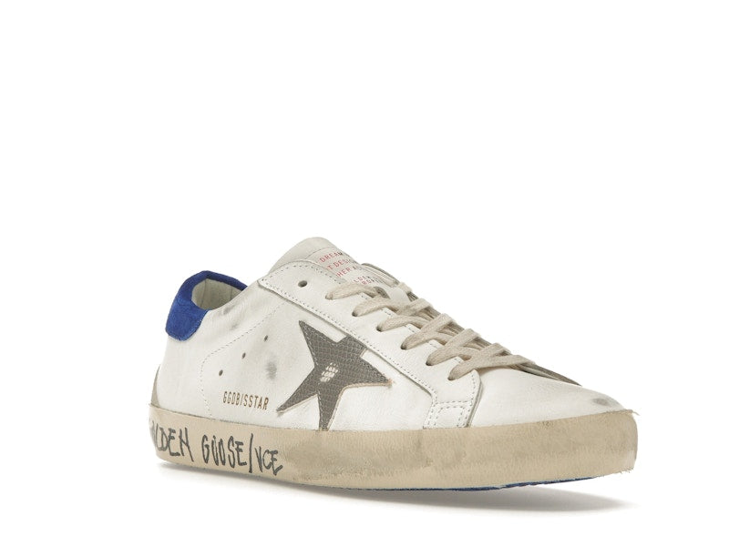 Golden Goose Super-Star White Snake Blue