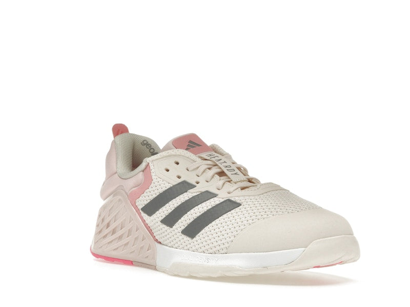 adidas Dropset 3 Chalk White Iron Metallic Semi Pink Spark (Women's)