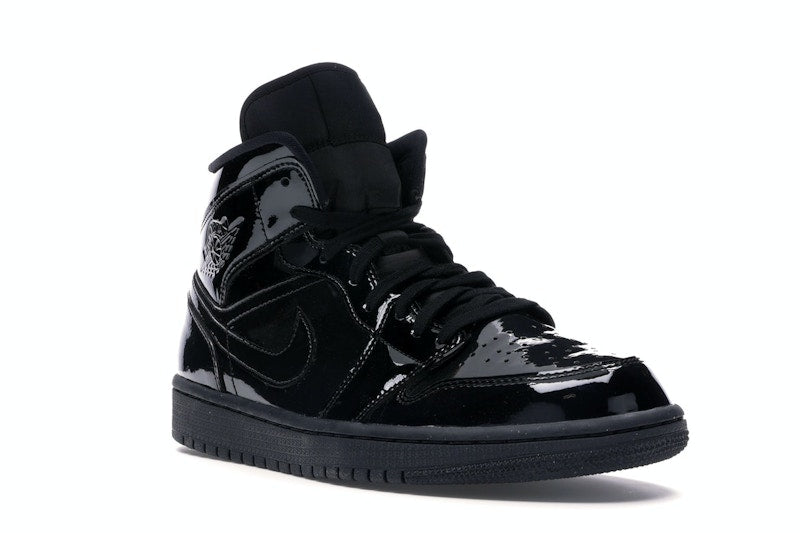 Jordan 1 Mid SE Triple Black Patent (Women's)