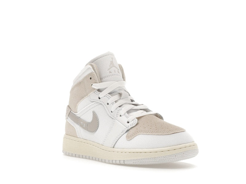 Jordan 1 Mid SE Craft Inside Out Tech Grey (GS)