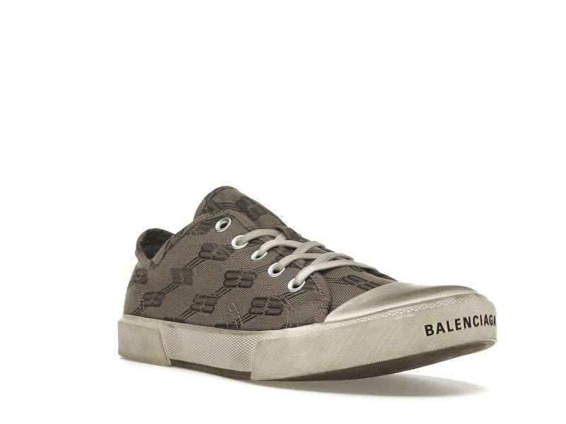 Balenciaga Paris Low 'BB Monogram Dark Mink Grey
