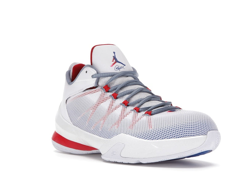 Jordan Cp3.Viii Ae White/Game Royal-Spirit Red-Cool Blue