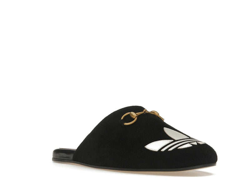 Gucci x Adidas Trefoil Slipper Black (Women's)