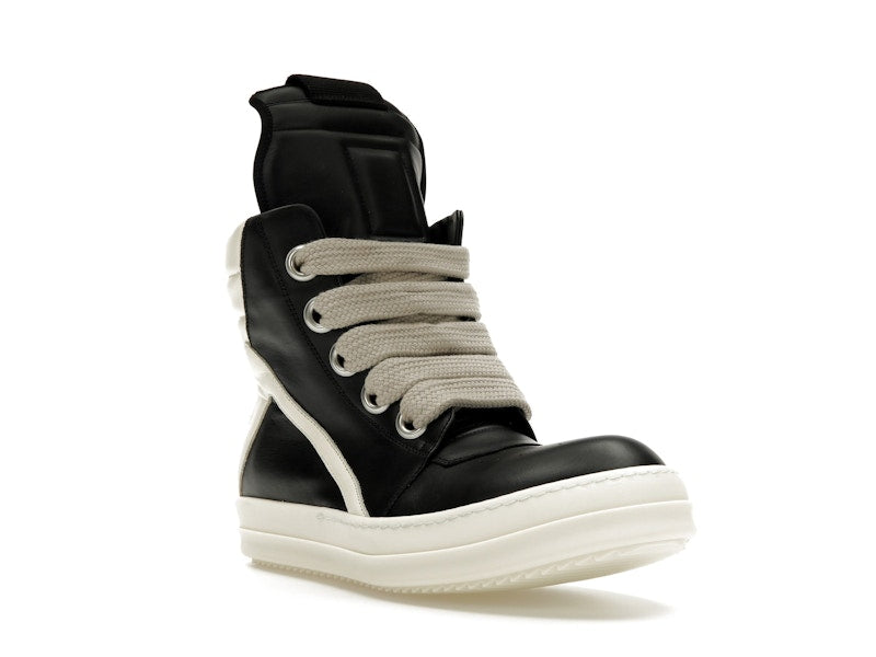 Rick Owens GeoBasket Oversized Eylet Black Milk