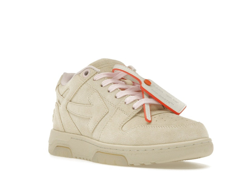 Off-White Out Of Office Suede Beige Pink