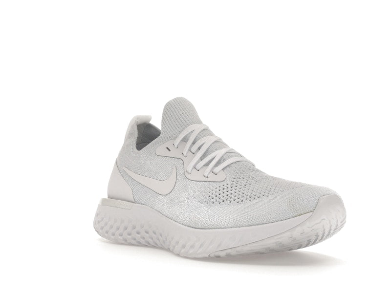 Nike Epic React Flyknit True White