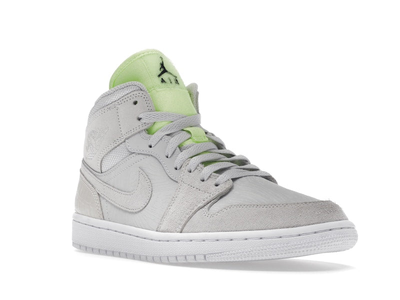 Jordan 1 Mid Vast Grey Ghost Green (Women's)