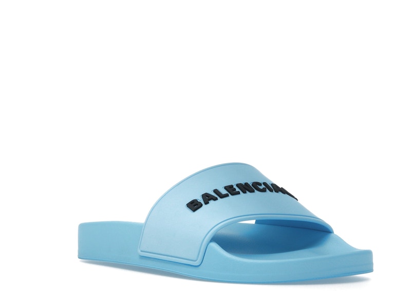 Balenciaga Pool Slide Blue Sky (Womens)