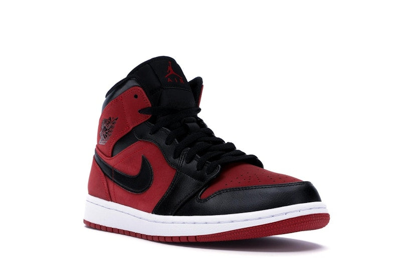 Jordan 1 Mid Gym Red Black