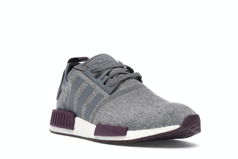 adidas NMD R1 Wool Grey Four Maroon