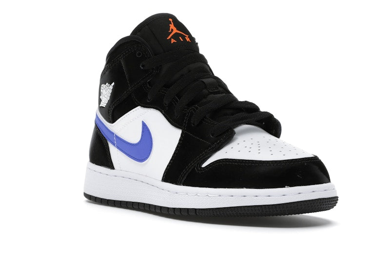 Jordan 1 Mid Black Racer Blue White (GS)