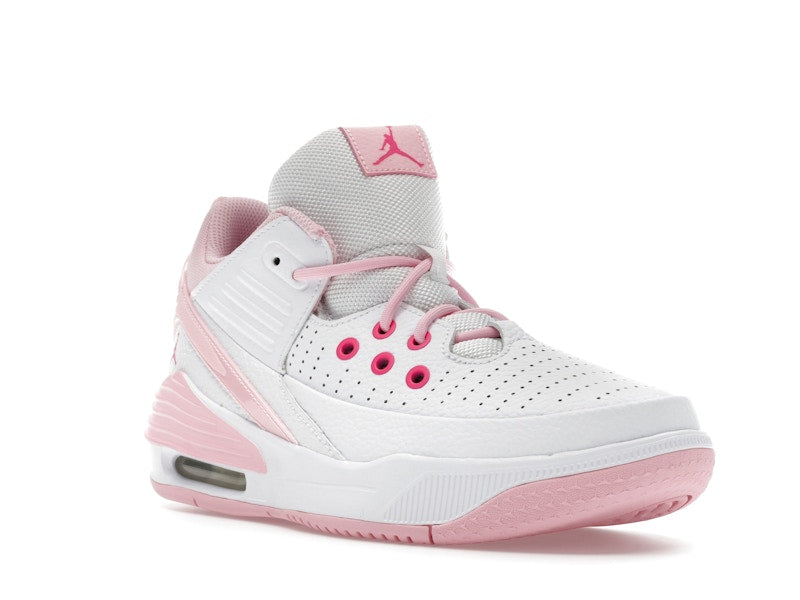 Jordan Max Aura 5 White Fierce Pink Medium Soft Pink (GS)