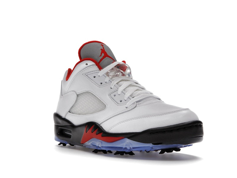 Jordan 5 Retro Low Golf Fire Red (Silver Tongue)