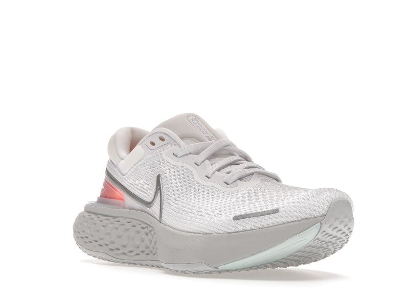 Nike ZoomX Invincible Run Flyknit White Pure Platinum Chile Red