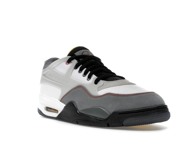 Jordan 4 RM Premium White Black Smoke Grey Fire Red