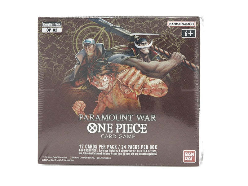 Bandai One Piece Card Game Paramount War Booster Box (OP-02) (English)