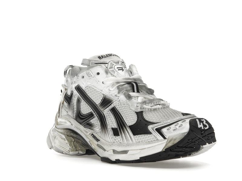 Balenciaga Runner White Black Gradient