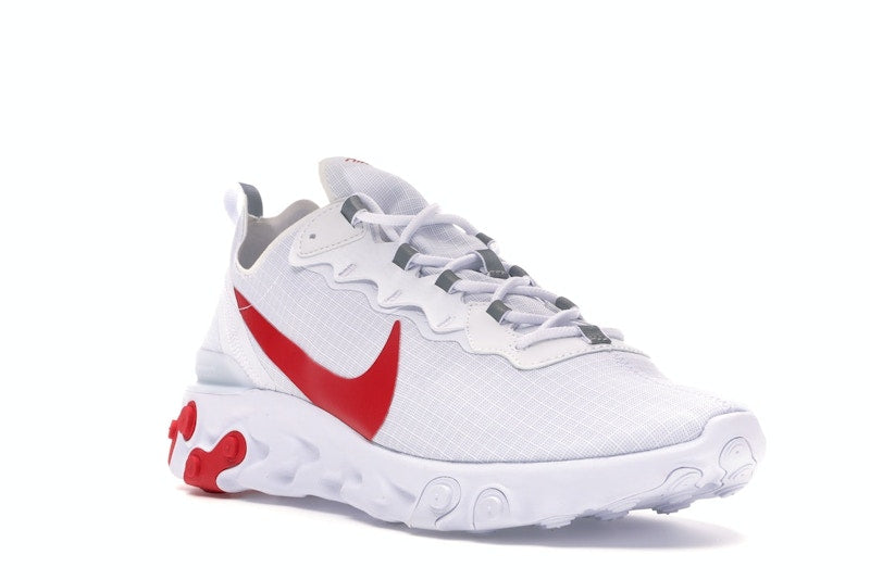 Nike React Element 55 White Red