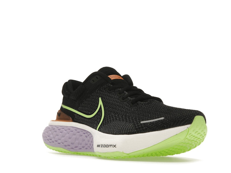 Nike ZoomX Invincible Run Flyknit 2 Black Lilac Ghost Green