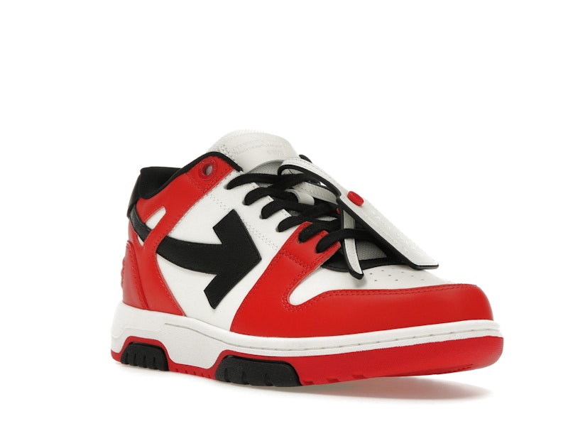 OFF-WHITE Out Of Office OOO Low Tops Red Black (2024)