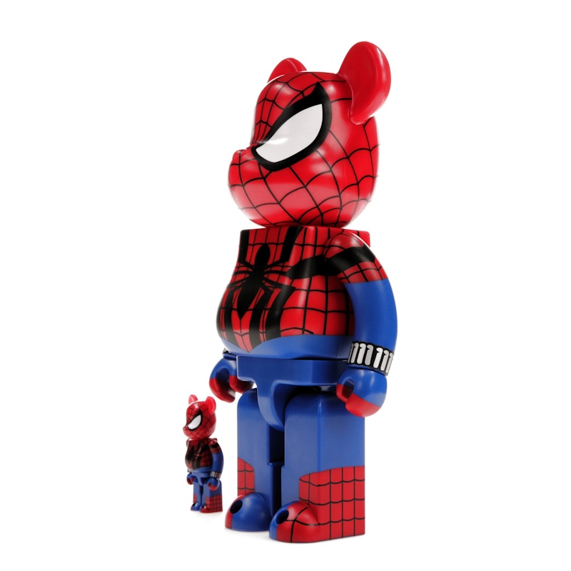 Bearbrick x Marvel Spider-Man (Ben Reilly) 100% & 400% Set