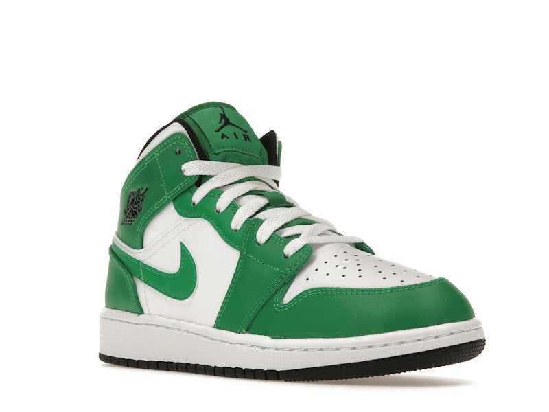 Jordan 1 Mid Lucky Green (GS)