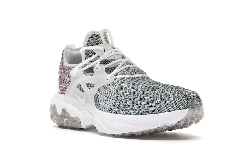 Nike React Presto Flyknit Multi White
