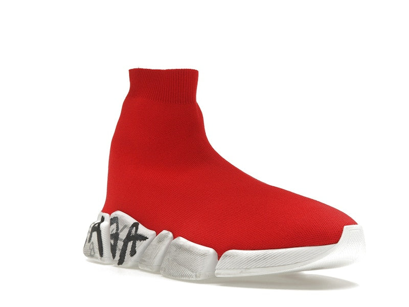 Balenciaga Speed 2.0 Graffiti Red White