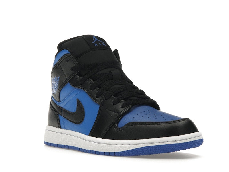 Jordan 1 Mid Black Royal Blue