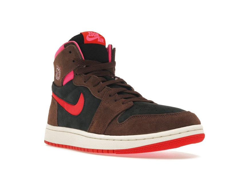 Jordan 1 High Zoom Air CMFT 2 Cacao Wow Picante Red (Women's)