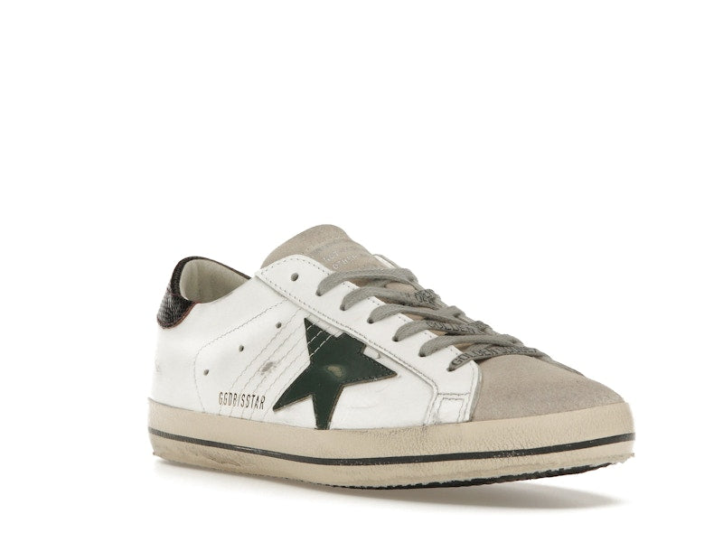 Golden Goose Super-Star White Seedpearl Green
