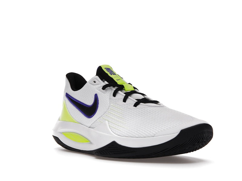 Nike Precision 5 White Barely Volt