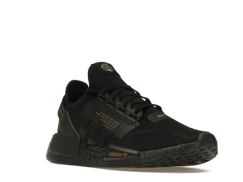 adidas NMD R1 V2 Black Gold Metallic