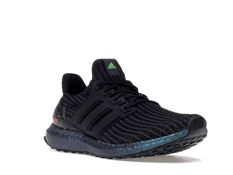 adidas Ultra Boost Black Green Zest