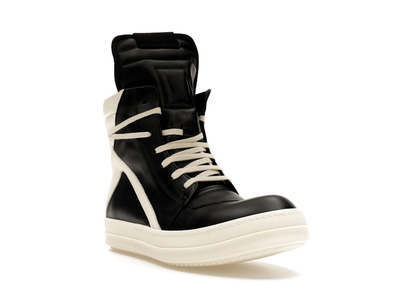 Rick Owens Luxor Geobasket Black Milk