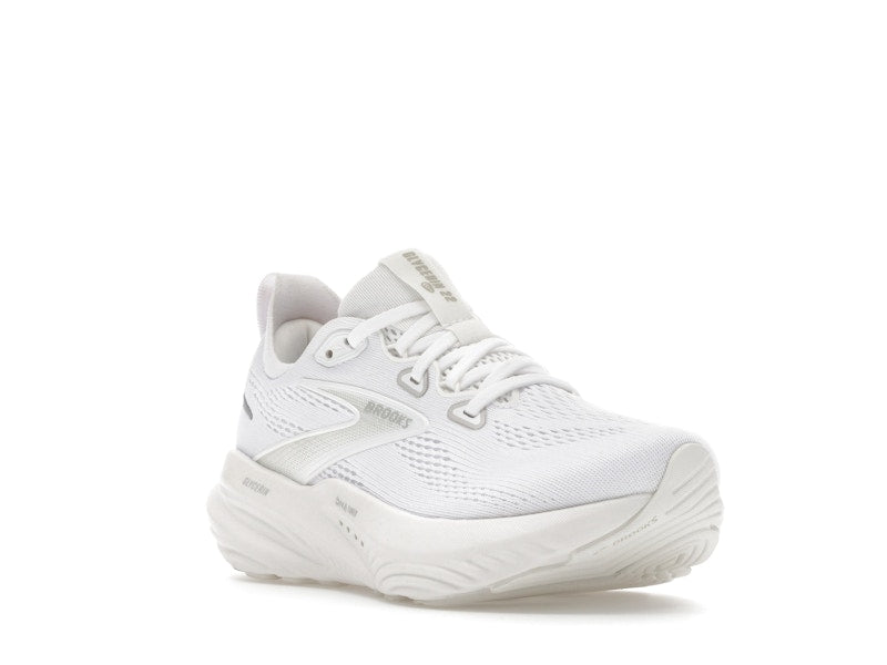 Brooks Glycerin 22 White White Grey (Women's)
