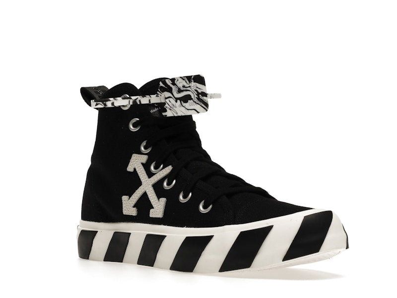 OFF-WHITE Vulcanized Mid Top Black White