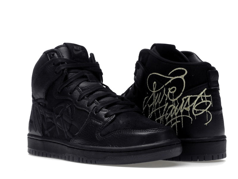Nike SB Dunk High FAUST Black Gold
