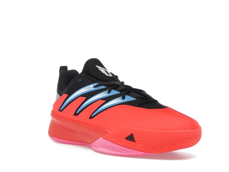 adidas Dame Certified 3 Low Solar Red Core Black Cloud White