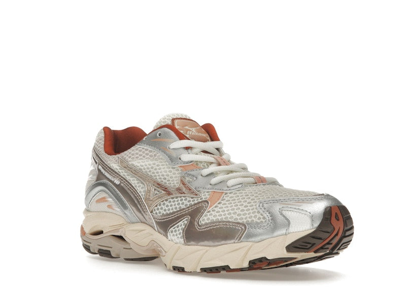 Mizuno Wave Rider 10 White Silver Orange