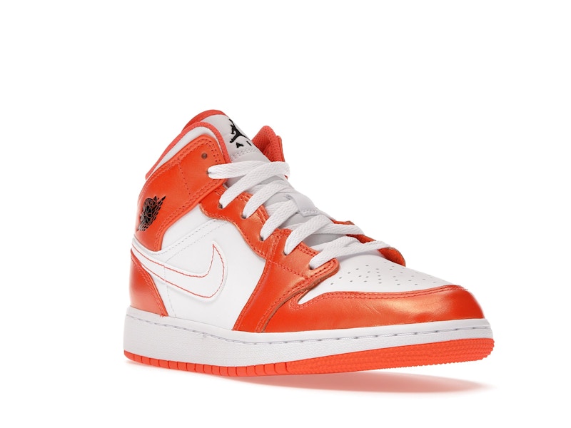 Jordan 1 Mid Metallic Orange (GS)