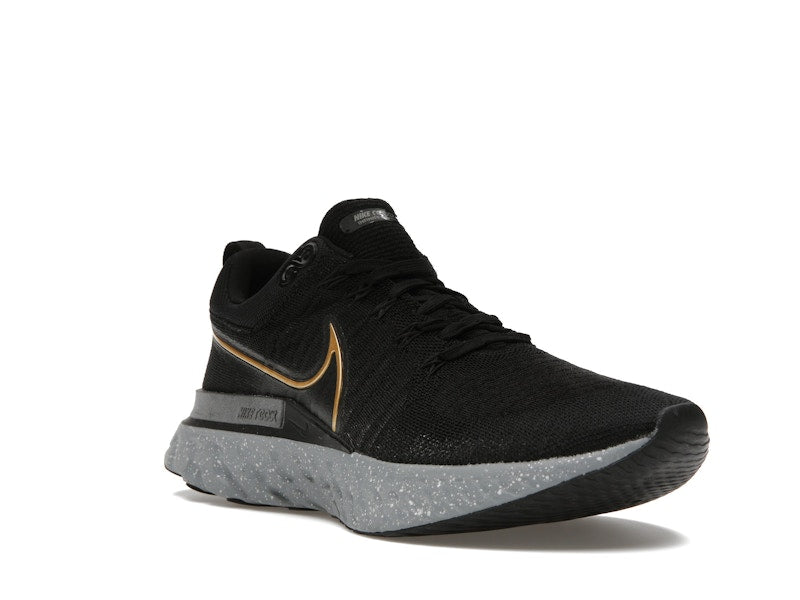 Nike React Infinity Run Flyknit 2 Black Gold