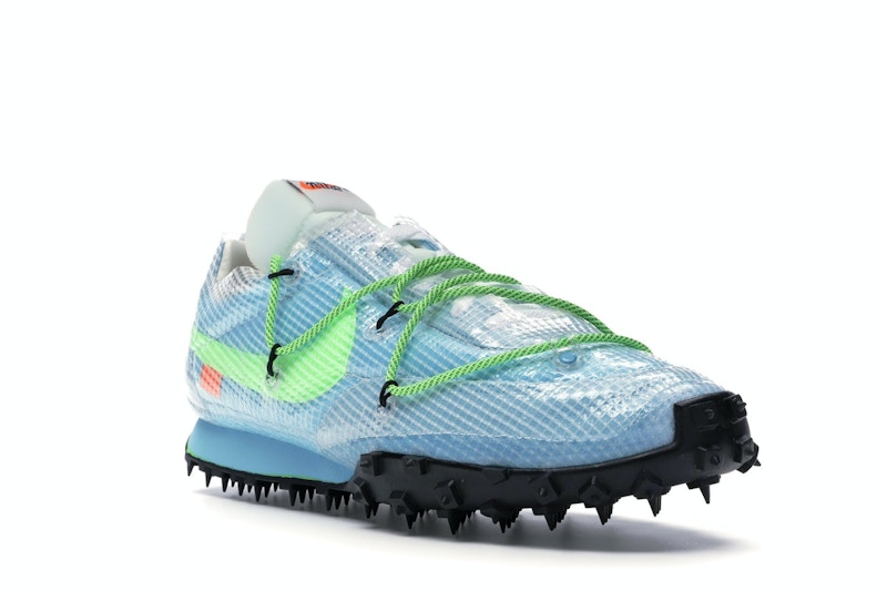Nike Waffle Racer Off-White Vivid Sky (Women's)