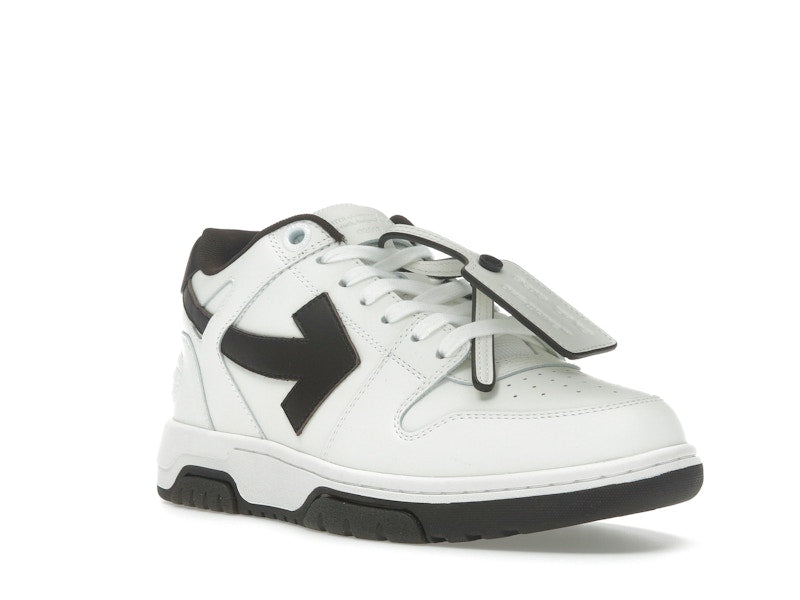 OFF-WHITE Out Of Office OOO Low Tops White Brown